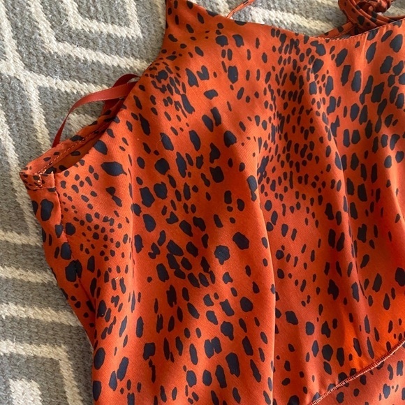 NWT YA Los Angeles Sleeveless Print Maxi Dress Size Large - Picture 5 of 15